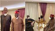 APC leader Asiwaju Tinubu finally breaks silence, thanks Buhari for London visit