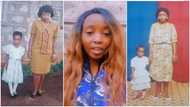 Young lady shares throwback family photos, says her mother never loved her, many react
