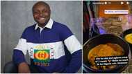 Isreal DWM quickly converts pounds to naira as he buys 'Eba & Ogbono' for N25k in the UK, video trends