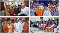 Prayers flow freely as Peter Obi meets influential South South traditional leader, others