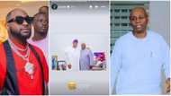 "Opor": Davido shares photo of his Dad and Gov Ademola Adeleke after winning court case, hails them