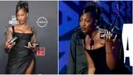 BET Awards: "The first time I'm winning anything", Tems gives moving speech, speaks pidgin on stage