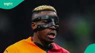Victor Osimhen shows off $330,000 diamond mask pendant after WCQ against Zimbabwe, Video