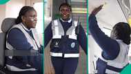 Nigerian lady who drives trains in Lagos shares passengers' reaction after seeing her as driver