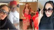 "Fire on the mountain": Regina Daniels' fans angry as Ned Nwoko leaves her & travels out with 3rd Wife, Laila