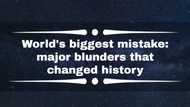 World's biggest mistake: 20 major blunders that changed history