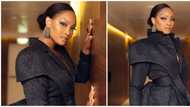 Actress Osas Ighodaro shows off skin in stylish beaded outfit, celebrities in awe: "You're hot"