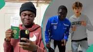 Months after relocating to Serbia, young Nigerian man shares his 'japa' video in unique way