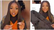 Laura Ikeji angry over jacket's price slash on shopping site after purchasing item for N96k