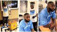 "OBO looks good": Barber celebrates after giving Davido an attractive haircut, posts video on TikTok