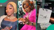 Lady shares mother's unexpected reaction after she gifted her Samsung flip phone on her birthday