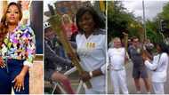 Actress Funke Akindele shares epic throwback photos of when she was an Olympic torchbearer in 2012