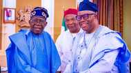 BREAKING: President Tinubu receives newly elected Senate President Akpabio in Aso Villa