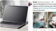 Man in London cries out after person he sent MacBook Pro in Nigeria received baby doll, shares photos