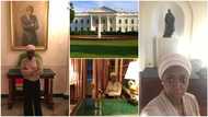 Nigerian woman shares photos of visiting White House during Trump's administration, stirs reactions