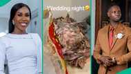 Newlywed couple spend first night counting money sprayed at wedding, funny video goes viral