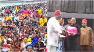 Jubilation as Soludo gives appointment letters to 5,000 teachers in Anambra, photos emerge