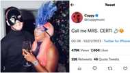 “Na by force?” DJ Cuppy tells fans to call her Mrs Certi as she sparks marriage rumours, causes online stir