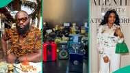 Lady accuses Opeyemi Famakin of flaunting fake perfume collection after claims no one smells better