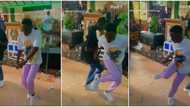 Pastor kept smiling: Young Nigerian man steals show in church as he shows off fast legwork, video goes viral