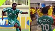 Colombian fan spotted wearing Nigeria's jersey at Copa America final