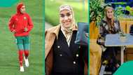 Off the pitch elegance: Beautiful photos of Morocco’s WAFCON star in Hijab go viral