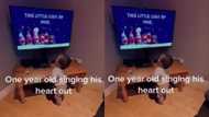 Talented one-year-old sings song on TV with perfect pitch, video goes viral on TikTok