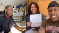 Nigerian dad celebrates daughter who made A in all papers; she's off to 1 of the best varsities in UK