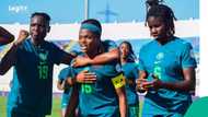 WAFCON 2025: Rasheedat Ajibade in tears after receiving Woman of the Match award, video