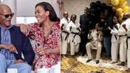 Connie Ferguson celebrates dads 86th birthday with adorable karate themed party