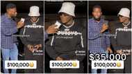 "My wristwatch is N74.3m, diamond neck chain N26.7m": Nigerian millioniare shows off, rocks N750k shoe