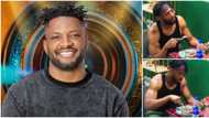 Cross finally eats Chicken in the executive lounge as Liquorose and Emmanuel invite him to their special date