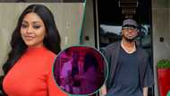 Regina Daniels and singer Peter Okoye partied hard in Lagos, alongside her family members