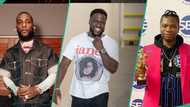 Burna Boy spotted with Kevin Hart and Akon, US comedian gets hyper, Nigerians react to video