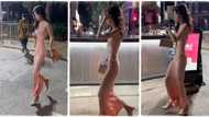 "How is this possible?" Lanky lady with extremely slim stature causes stir as her video goes viral