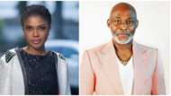 Fans react to passionate kissing scene between married Nollywood stars Omoni Oboli and RMD