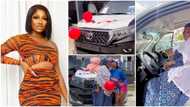 Papaya Ex’s mum gets emotional in video as daughter buys her ‘tear rubber’ Landcruiser jeep, fans moved to tears