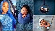 Check out the amazing photoshoot this young lady gave her 1-month-old child that got people talking