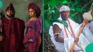 Chivido: Man slams Ooni of Ife’s conduct at Davido and Chioma’s wedding, “I miss the late king”