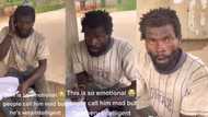 "He is very intelligent": Mad man treks several kilometres to UNIBEN daily, sits there & writes in viral video
