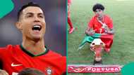 "Waiting to see Messi Jr.": Fans react as Cristiano Ronaldo Jr. wins 1st trophy with Portugal, video