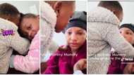 "Stop crying, daddy is coming": Ignorant little boy comforts his mum in video over the death of her husband