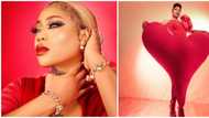 Fashion designer Toyin Lawani shares heart-shaped Valentine Day's look