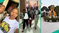 Nigerian lady proudly shows off her family's house in village, video inspires many on TikTok
