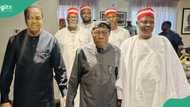 PHOTOS: Kwankwaso, Donald Duke, others hold urgent meeting with former President Obasanjo, reasons emerge