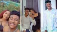 Actor Chidi Dike and colleague Stefania Bassey's loved-up video stirs reactions: "Wetin dey occur?"