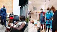 Breaking: Governor Sanwo-Olu reacts to Lekki shooting, visits victims at hospital (photos)
