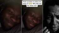 "I am finished": Nigerian man cries out after inviting girl to spend the night at his house, shares video