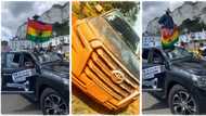 "They have arrived London": 13 Ghanaians driving from Accra to UK make it to London, video goes viral