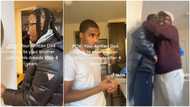 "African parents' dream": Son cuts his fine dreadlocks after 4 years, dad screams, welcomes him home